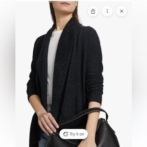 Barefoot Dreams Cozy Chic Lite Black Sweater